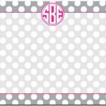 Polka Dots Dry Erase Messag..