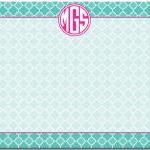 Quatrefoil Dry Erase Messag..