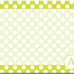 Polka Dots Dry Erase Messag..
