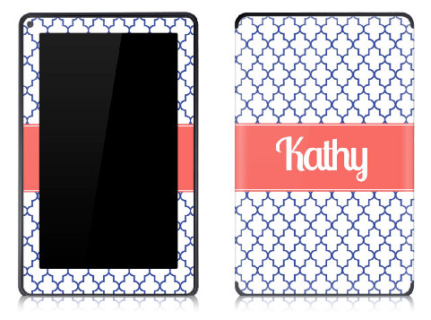 Moroccan eReader Skin - Nook or Kindle