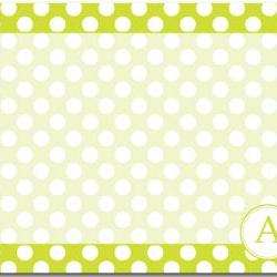 Polka Dots Dry Erase Message Board
