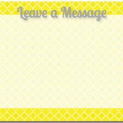 Quatrefoil Dry Erase Message Board