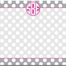 Polka Dots Dry Erase Message Board
